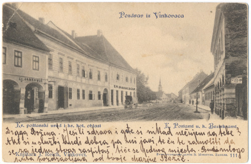 MUO-013346/42: Vinkovci - Poštanski ured: razglednica
