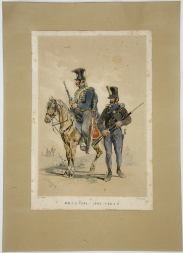 MUO-057670: Banderial Husar - Granz-infanterist: grafika