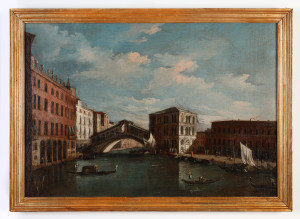 MUO-000002: Pogled na Canal Grande i Rialto: slika