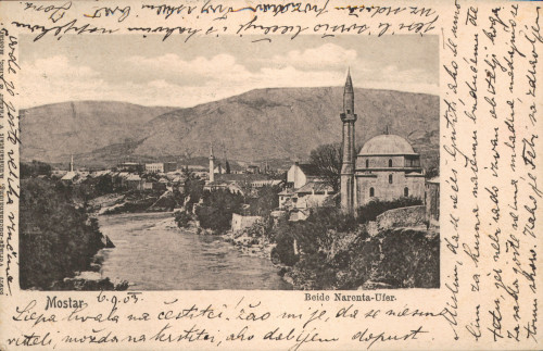 MUO-008745/556: BiH - Mostar; Neretva: razglednica