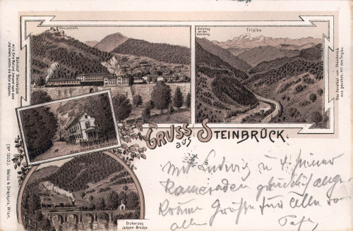 MUO-033739: Slovenija - Zidani Most; Panoramske sličice: razglednica