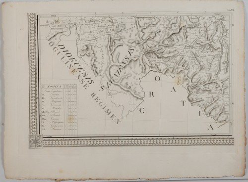 MUO-058333/06: Mappa Diocesis Zagrabiensis, Tab. VII: grafika