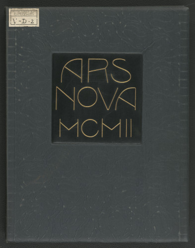 LIB-001879: Ars nova. Hervorragende Werke der bildenden Kunste des Jahres 1901. 1902. in Heliograveure. ...