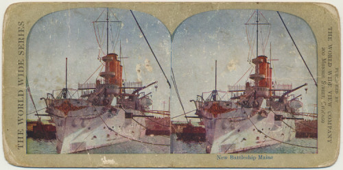 MUO-012970/44: Ratni brod - USS Maine: fotografija