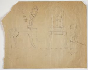 MUO-049697/02: Kopija nacrta stolca: kopija nacrta stolca
