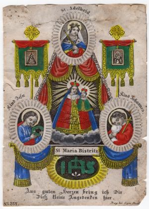 MUO-028713: St Maria Bistritz: sveta sličica