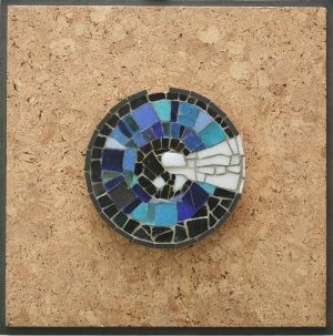 MUO-016028: plava spirala: mozaik