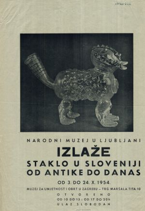 MUO-011044/04: Staklo u Sloveniji od antike do danas: plakat