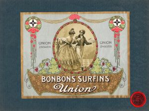 MUO-020629/01: Bonbons surfins Union Zagreb: etiketa