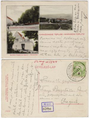 MUO-032190: Varaždinske Toplice - Panoramske sličice: razglednica