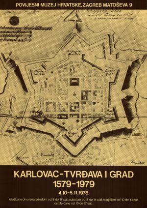 MUO-020764: Karlovac - tvrđava i grad 1579-1979: plakat