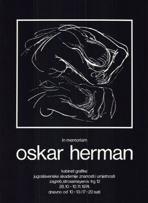 MUO-020505: in memoriam Oskar Herman: plakat