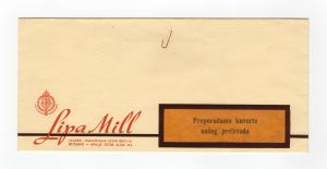 MUO-008307/26: Lipa Mill tvornica kuverata i konfekcija papira d.d.: poštanska omotnica