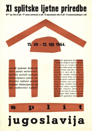 MUO-027079: XI splitske ljetne priredbe 1964: plakat