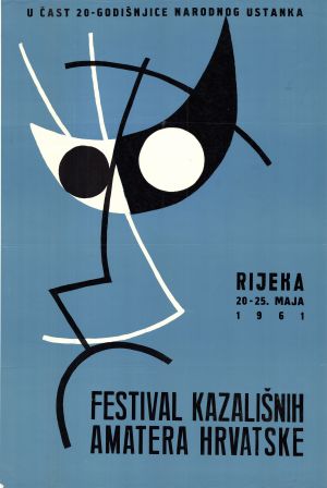 MUO-027300: Festival kazališnih amatera Hrvatske: plakat