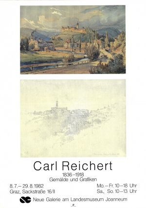 MUO-022008: Carl Reichert 1836-1918: plakat