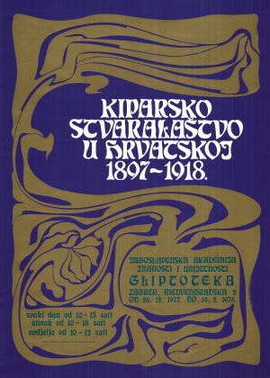 MUO-020762: Kiparsko stvaralaštvo u Hrvatskoj 1897-1918: plakat