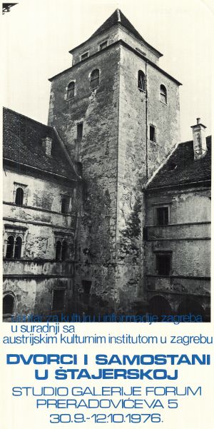 MUO-020549: Dvorci i samostani u Štajerskoj: plakat