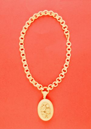DIJA-1084: medaljon : lanac