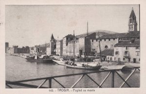 MUO-033254: Trogir - Pogled s mosta: razglednica