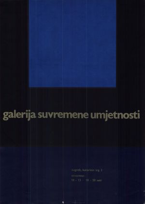 MUO-045545: Galerija suvremene umjetnosti: plakat