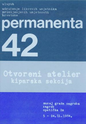 MUO-046690: Permanenta 42 - Otvoreni atelier: katalog izložbe