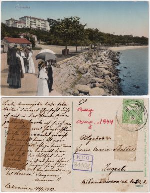 MUO-031108: Crikvenica - Šetalište uz obalu: razglednica