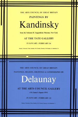 MUO-027404: Paintings by Kandinsky and Delaunay: plakat