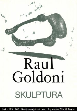 MUO-022525: Raoul Goldoni skulptura: plakat