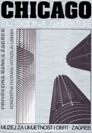 MUO-022569: CHICAGO 150 godina arhitekture: plakat
