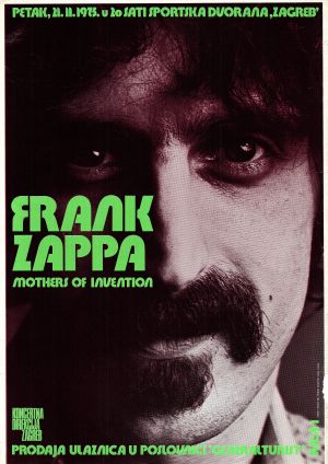 MUO-015907: Frank Zappa mothers of invention: plakat