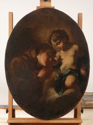 MUO-016314: Sv. Antun s djetetom Isusom: slika