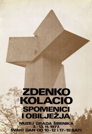 MUO-020586: Zdenko Kolacio spomenici i obilježja: plakat