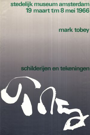 MUO-022198: mark tobey schilderijen en tekeningen: plakat