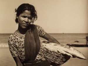 MUO-035610: Povratak s ribolova, Madras, 1955.: fotografija