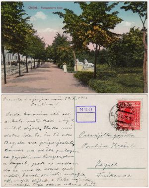 MUO-051076: Osijek: razglednica