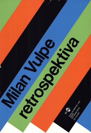 MUO-045745/01: Milan Vulpe - retrospektiva: plakat