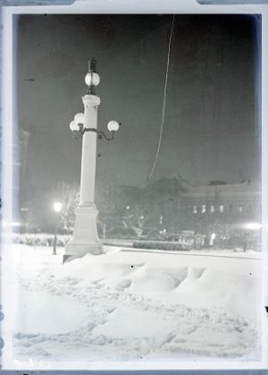 MUO-042058: Trg maršala Tita pod snijegom: negativ