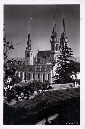MUO-038573: Zagreb - Katedrala: razglednica