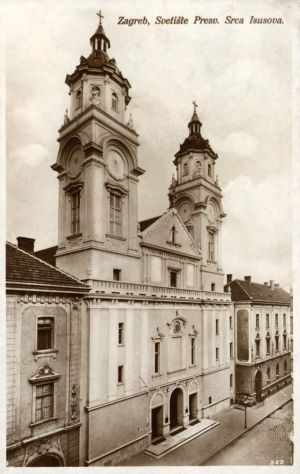 MUO-038688: Zagreb - Crkva Presvetog srca Isusova: razglednica