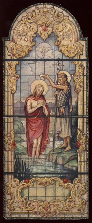 MUO-031565: Krštenje Isusa: skica za vitraj