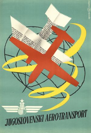 MUO-028136: JAT Jugoslovenski aero-transport: plakat