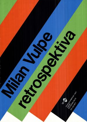 MUO-022494: Milan Vulpe retrospektiva: plakat
