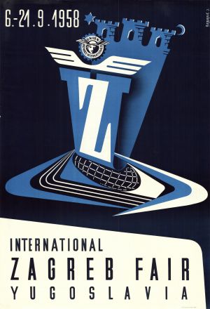 MUO-027234: International Zagreb fair, Yugoslavia 1958: plakat