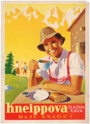 MUO-020918: Kneippova sladna kava daje snagu!: plakat