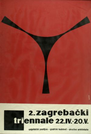 MUO-011161: 2. zagrebački triennale: plakat