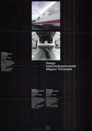MUO-022039: Design InteCityExperimental MagLev Transrapid: plakat