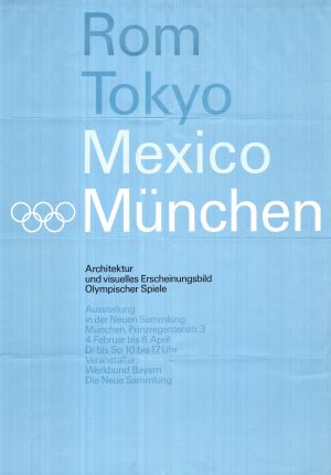 MUO-021842: Rom Tokyo Mexico München: plakat