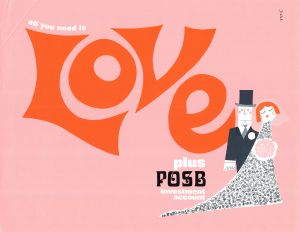 MUO-027513: All you need is Love plus POSB investment account: plakat