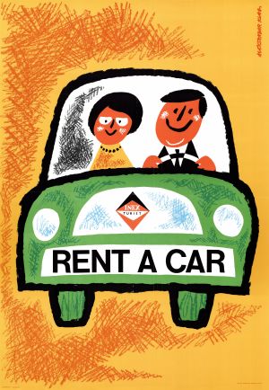 MUO-027161: Inex Turist - rent a car: plakat